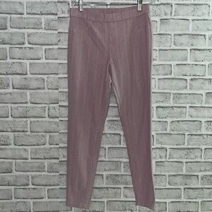 Hue pink ankle cut leggings, size small- light pink colour​​​